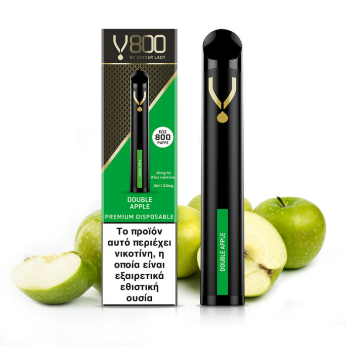 Dinner Lady V800 - Double Apple 800 puffs