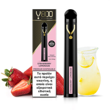 Dinner Lady V800 - Strawberry Lemonade 800 puffs