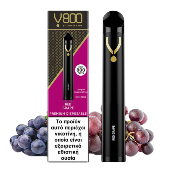 Dinner Lady V800 - Red Grape 800 puffs