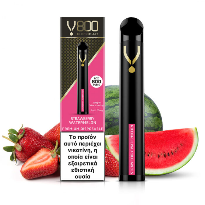 Dinner Lady V800 - Strawberry Watermelon 800 puffs