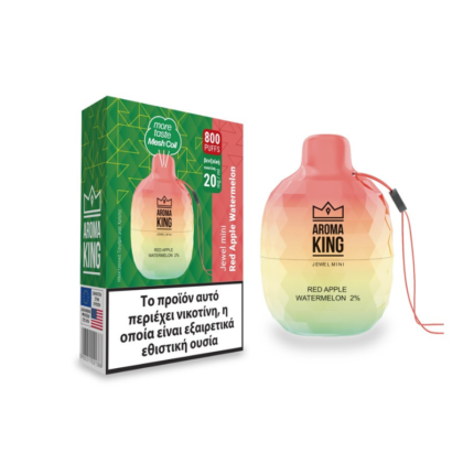 AK Jewel Mini - Red Apple Watermelon 600 Puffs