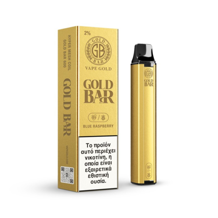 Gold Bar - Blue Raspberry 600 Puffs