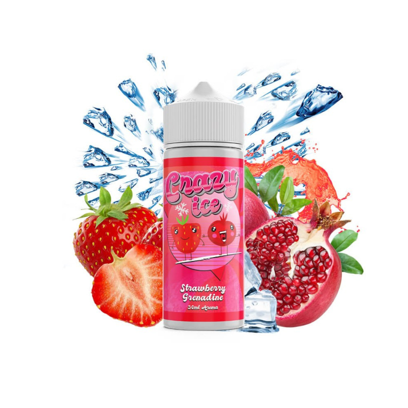 Steam City Crazy Ice Strawberry Grenadine Flavour Shot 120ml