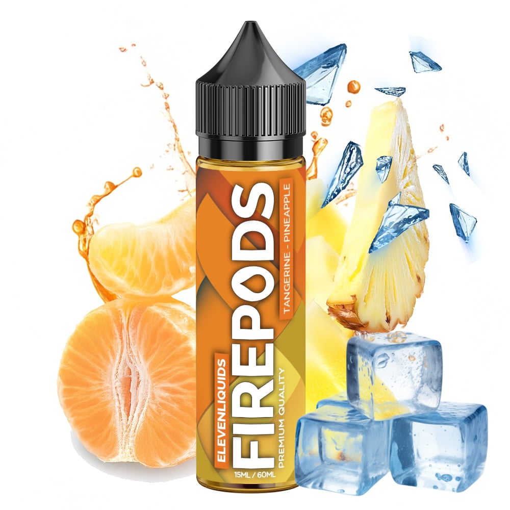 firepods-tangerine-pineapple-ice Firepods Flavorshot Tangerine Pineapple Ice 60ml
