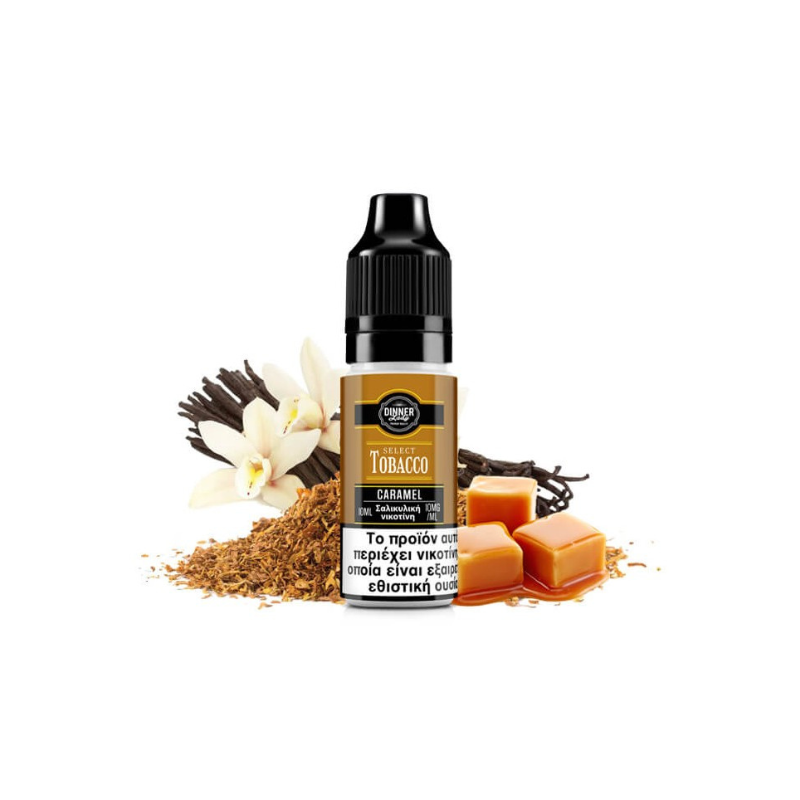 Dinner Lady Select Tobacco Bar Salts Caramel 10ml