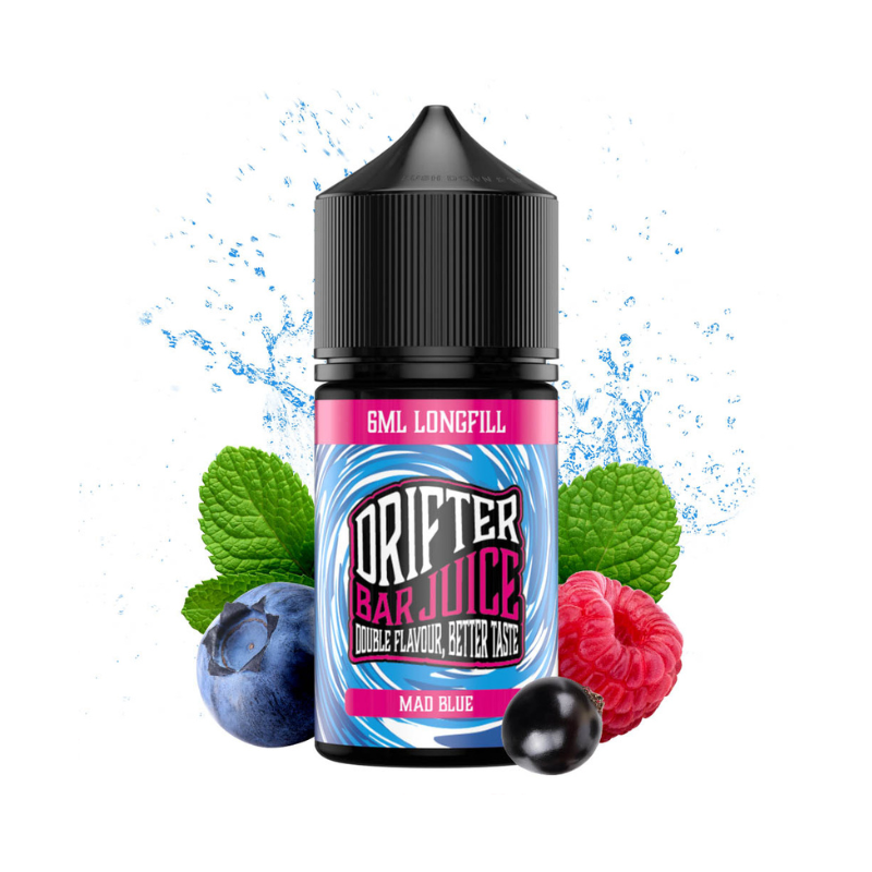 Drifter-Bar-Juice-Mad-Blue Drifter Bar Juice Flavorshot Mad Blue 30ml
