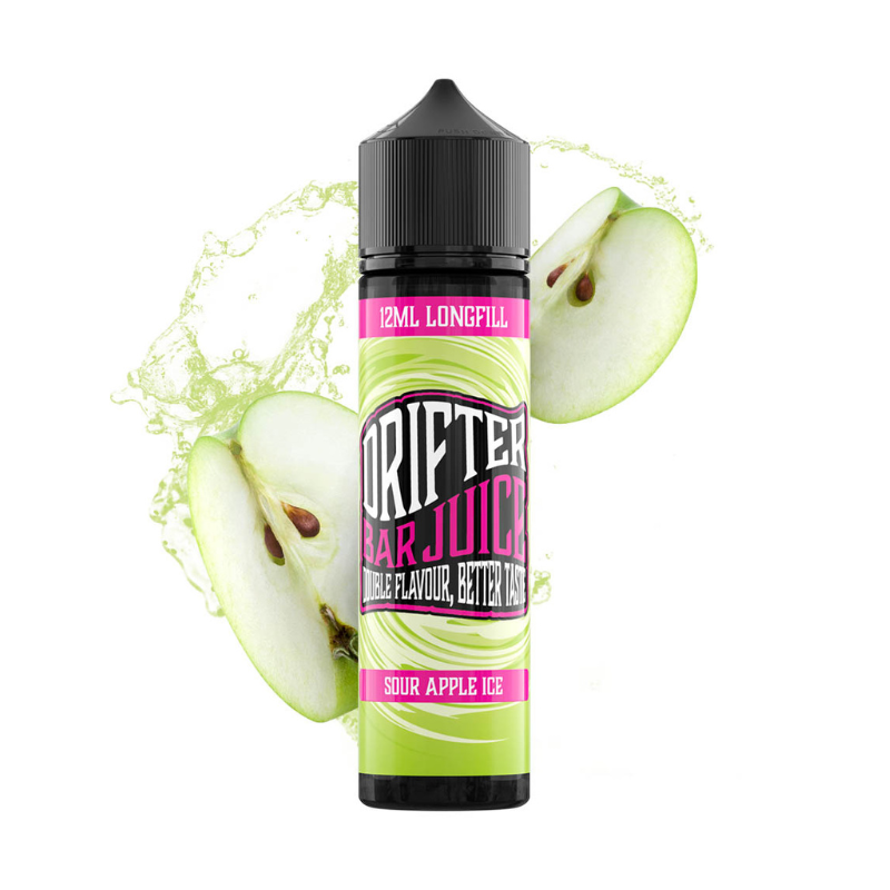 Drifter-Bar-Juice-Sour-Apple-Ice-60ml Drifter Bar Juice Flavorshot Sour Apple Ice 60ml