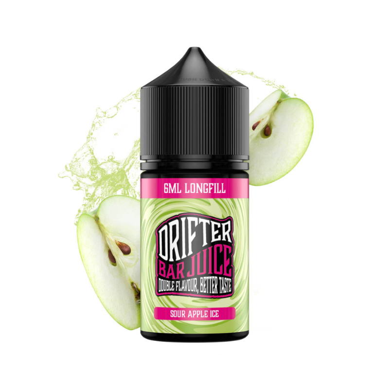 Drifter-Bar-Juice-Sour-Apple-Ice Drifter Bar Juice Flavorshot Sour Apple Ice 30ml