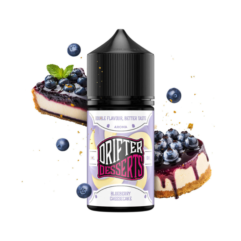 Drifter-Desserts-Blueberry-Cheesecake Drifter Desserts Flavorshot Blueberry Cheesecake 30ml