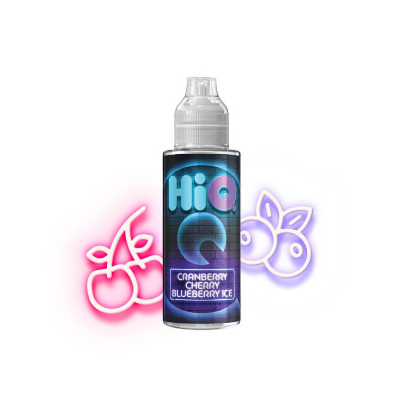 HiQ Flavourshot Cranberry Cherry Blueberry Ice 120ml