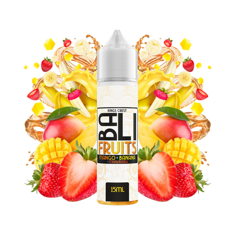 kings-crest-Bali_Fruits_mango-banana-strawberry-60ml Kings Crest Bali Fruits Flavorshot Mango Banana Strawberry 60ml