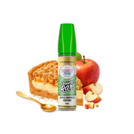 Dinner Lady Dessert Bar Flavourshot Apple Crumble Custard