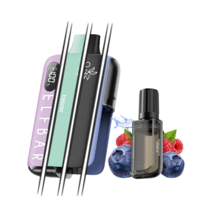 Elf Bar 6000 20mg 10ml Blueberry Sour Raspberry Kit