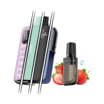 Elf Bar 6000 20mg 10ml Strawberry Ice Kit