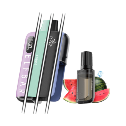 Elf Bar 6000 20mg 10ml Watermelon Ice Kit
