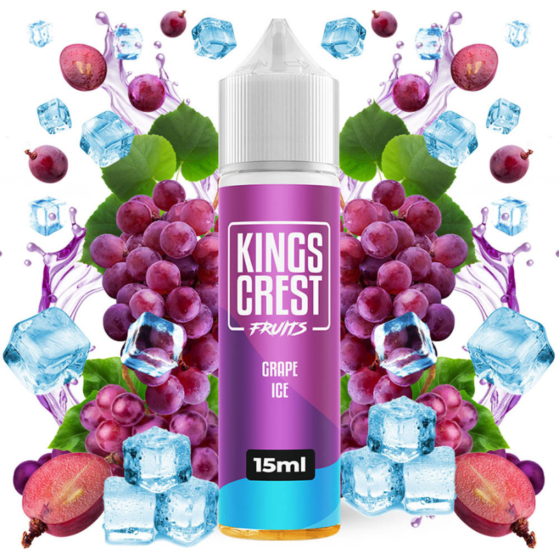 grape ice Kings Crest Fruits Flavorshot Grape Ice - Image 1