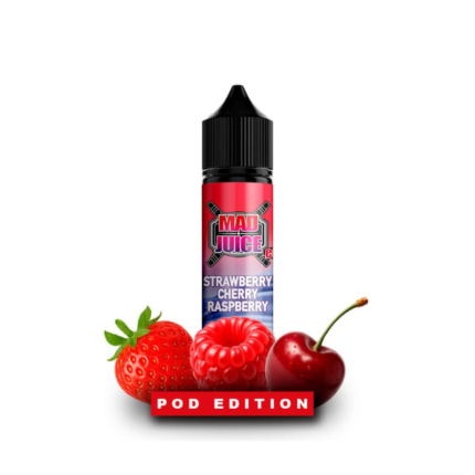 Mad Juice Pod Edition Flavourshot Strawberry Cherry Raspberry