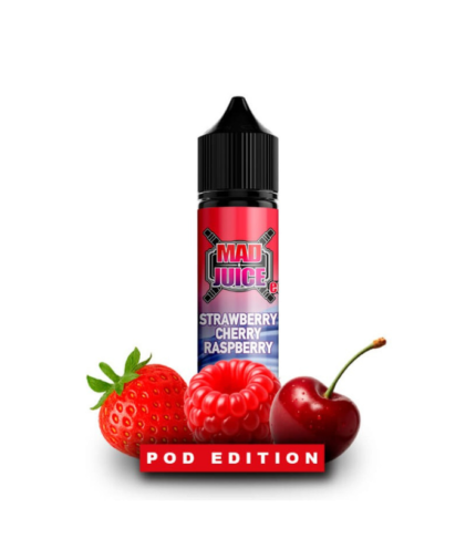 Mad Juice Pod Edition Flavourshot Strawberry Cherry Raspberry
