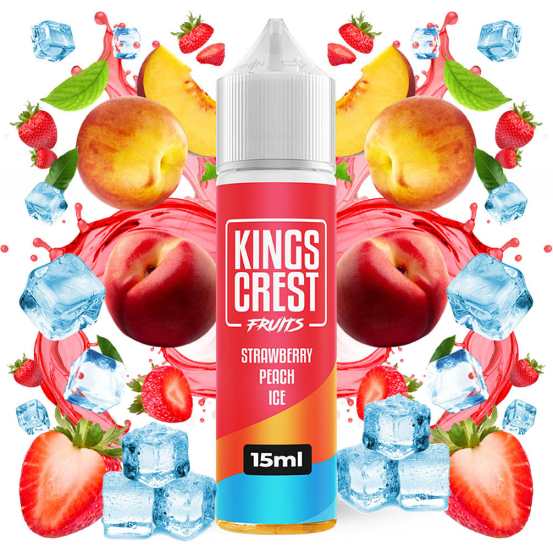 stawberry peach ice Kings Crest Fruits Flavorshot Strawberry Peach - Image 1