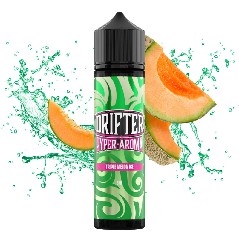 triple melon Drifter Hyper Flavorshot Triple Melon Ice - Image 1
