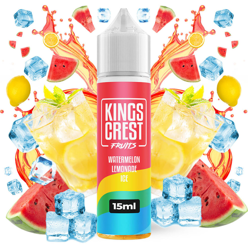 watermelon lemonade ice Kings Crest Fruits Flavorshot Watermelon Lemonade Ice - Image 1