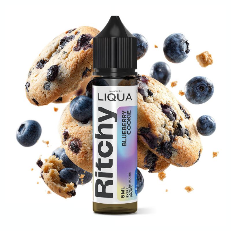 blueberry-cookie Ritchy by Liqua Flavorshot Blueberry Cookie - Image 1