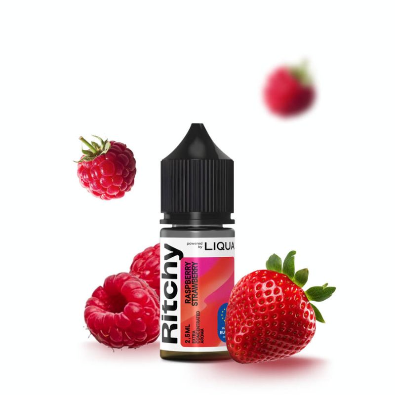 raspberry-strawberry Ritchy by Liqua Flavorshot Raspberry Strawberry - Image 1