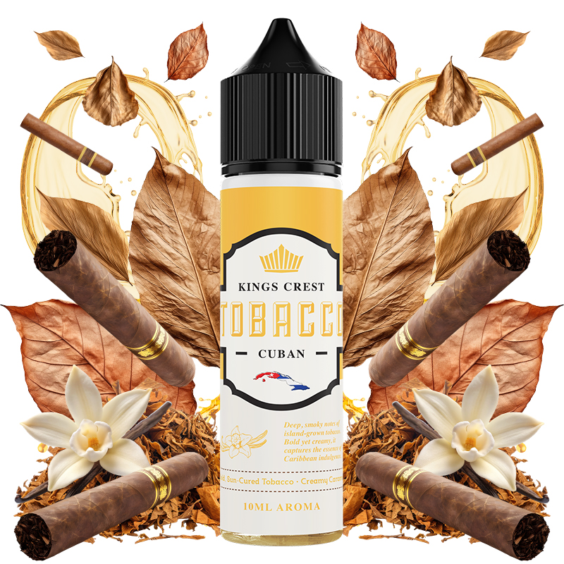 Kings Crest Tobacco Flavorshot Cuban 60ml